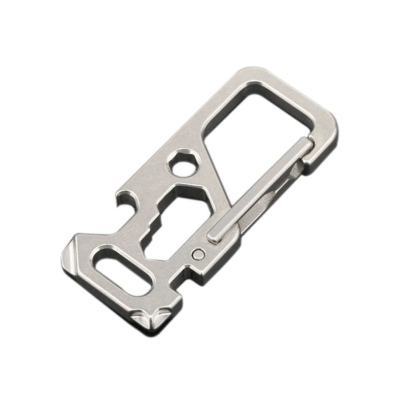 Titanium Key Ring Multi-Tool Carabiner Outdoor Gear