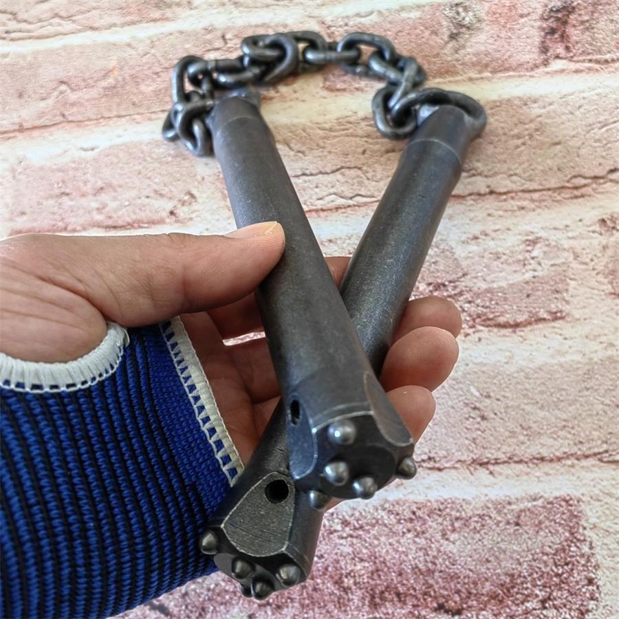 Premium Tungsten Steel Nunchucks with Heavy Handles for Window Breaking