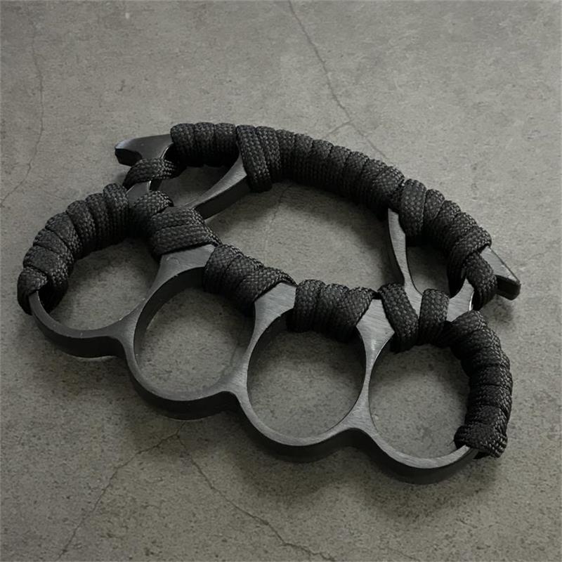 Brass Knuckles Duster for EDC Use with Window Breaking Capability