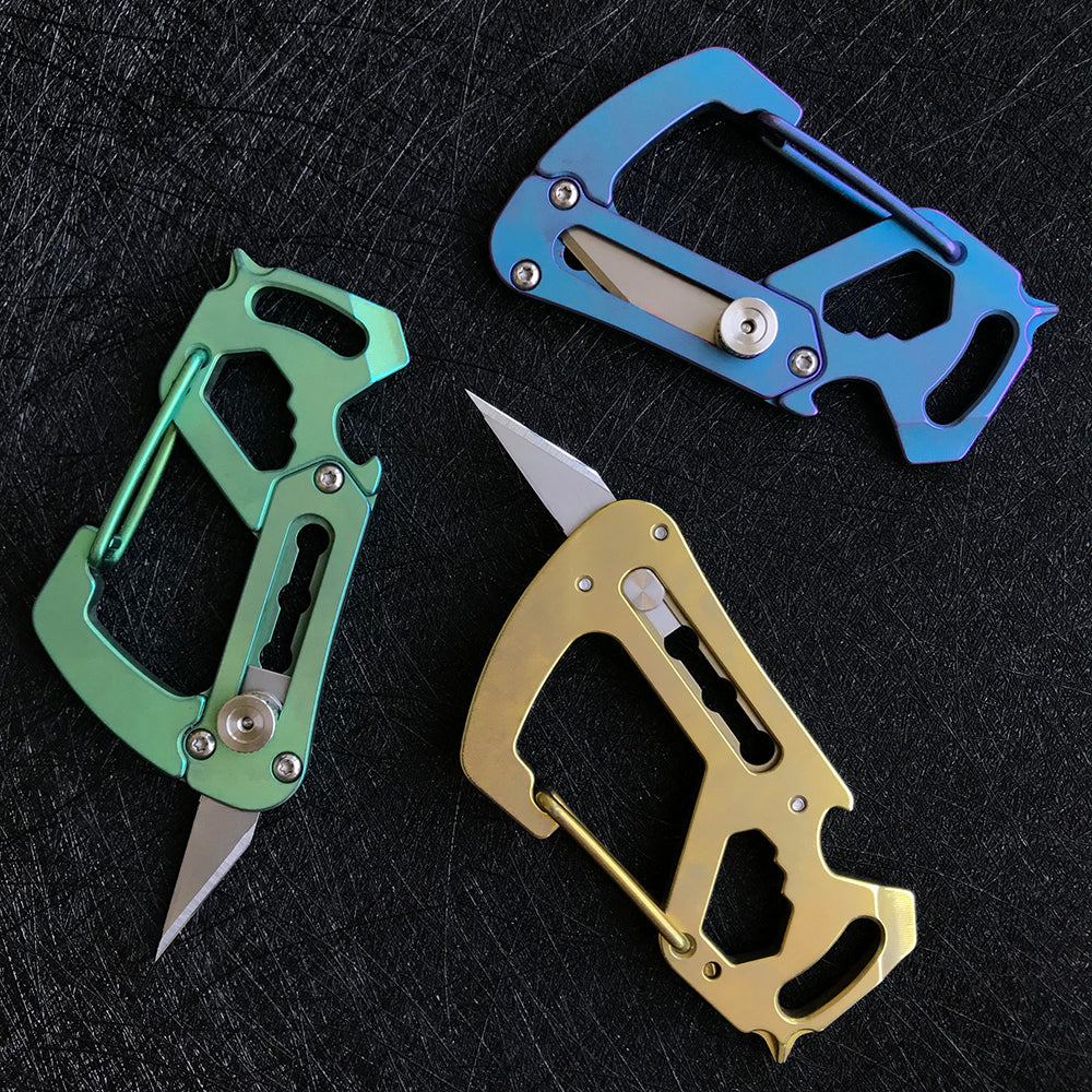 Titanium Key Multi-Tool Fob Knife