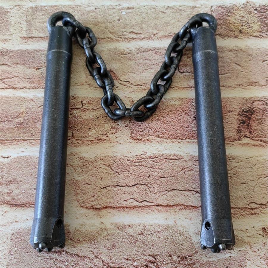 Premium Tungsten Steel Nunchucks with Heavy Handles for Window Breaking