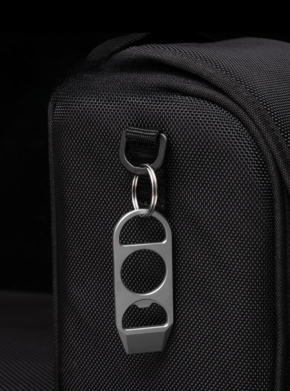 Titanium Mini Multi-Tool Keychain with Pry Bar and Bottle Opener