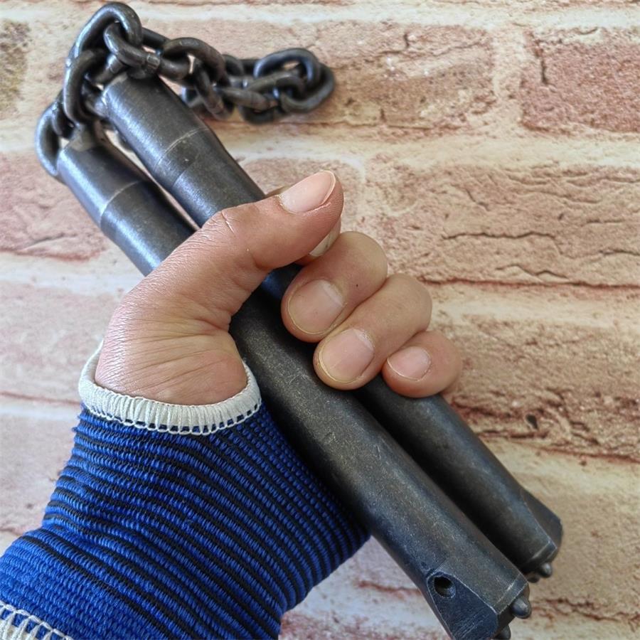 Premium Tungsten Steel Nunchucks with Heavy Handles for Window Breaking