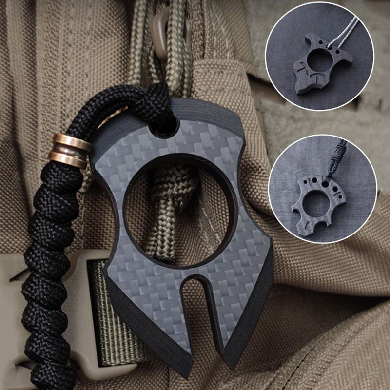 Single-Finger Carbon Fiber Knuckle Duster Protector