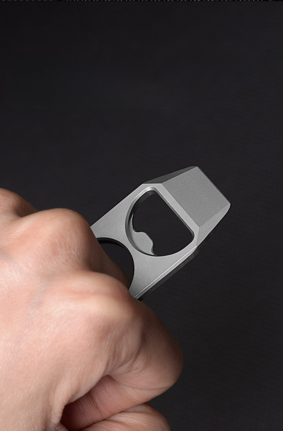 Titanium Mini Multi-Tool Keychain with Pry Bar and Bottle Opener