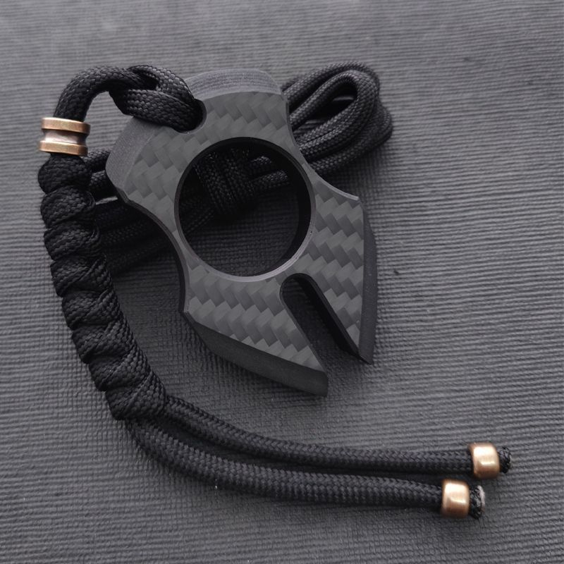 Single-Finger Carbon Fiber Knuckle Duster Protector