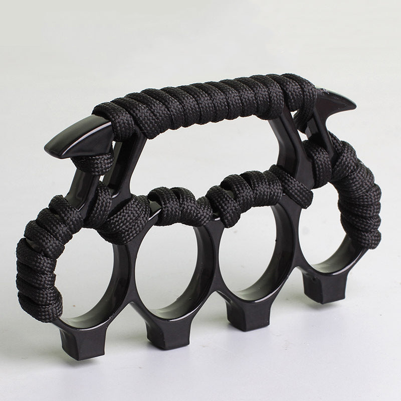 Solid Metal Brass Knuckle Duster Four Finger Safety Device