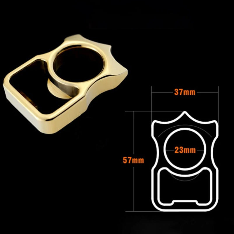 Classic Brass Knuckle Duster Safety Gear
