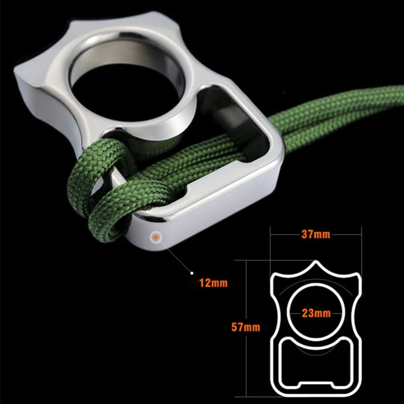 Classic Brass Knuckle Duster Safety Gear