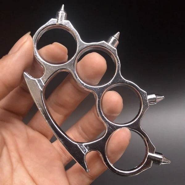 Self-Defense Hedgehog Brass Knuckles Duster Designed for EDC Use