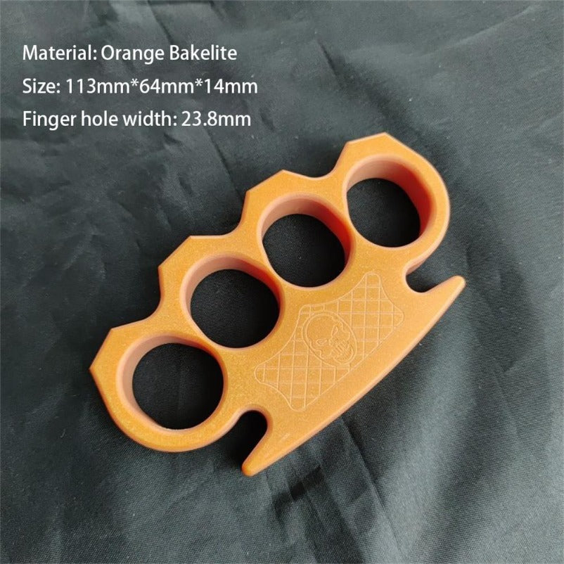 Lightweight Non-Metallic Knuckle Duster Tool for Personal Protection