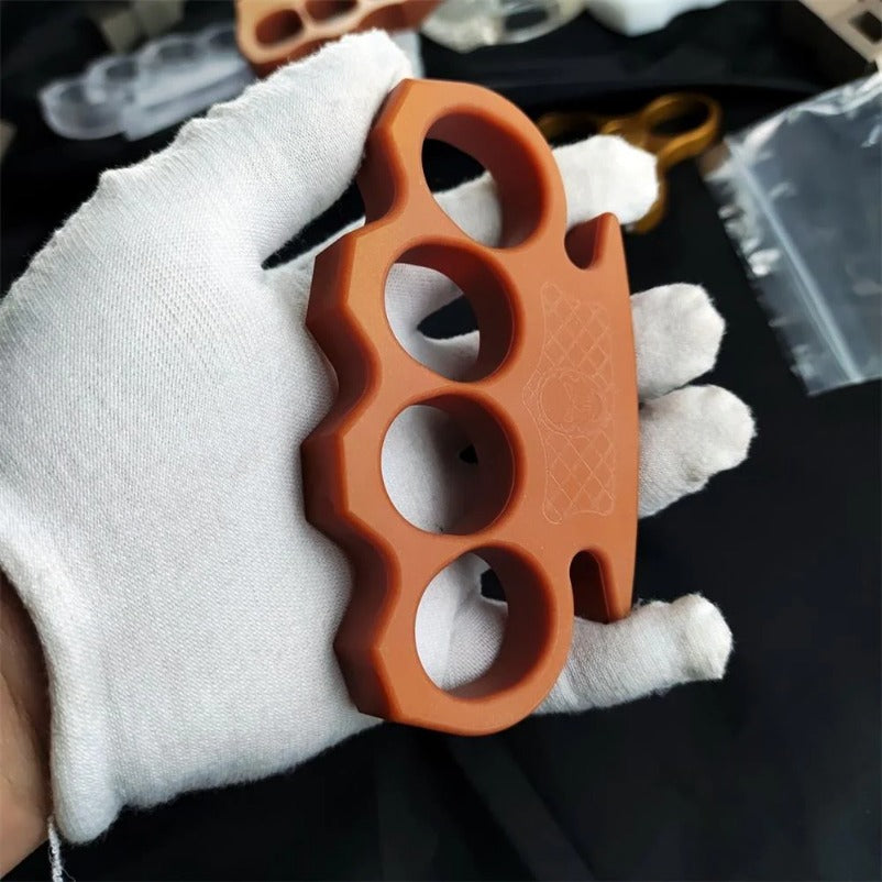 Lightweight Non-Metallic Knuckle Duster Tool for Personal Protection