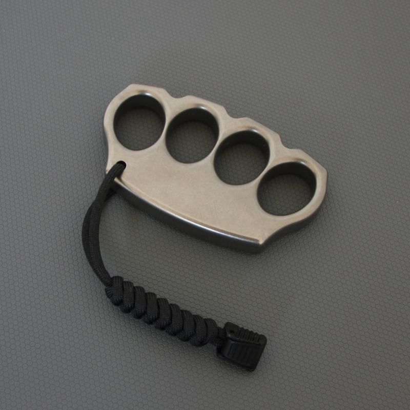 Timeless Titanium Knuckle Duster with a Classic Design