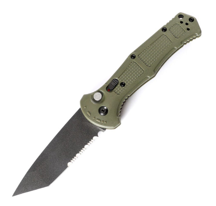 D2 Blade Nylon Fiber Handle Pocket Folding Knife for Outdoor Hunting