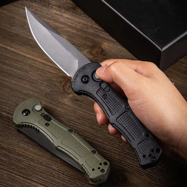 D2 Blade Nylon Fiber Handle Pocket Folding Knife for Outdoor Hunting