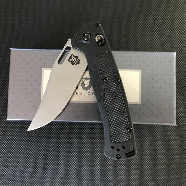 Liome Tactical Nylon Grip Folding Knife for Outdoor Survival