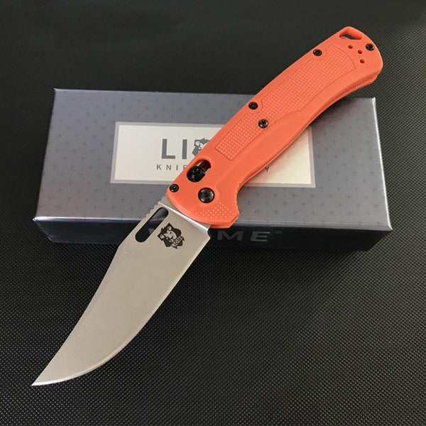 Liome Tactical Nylon Grip Folding Knife for Outdoor Survival