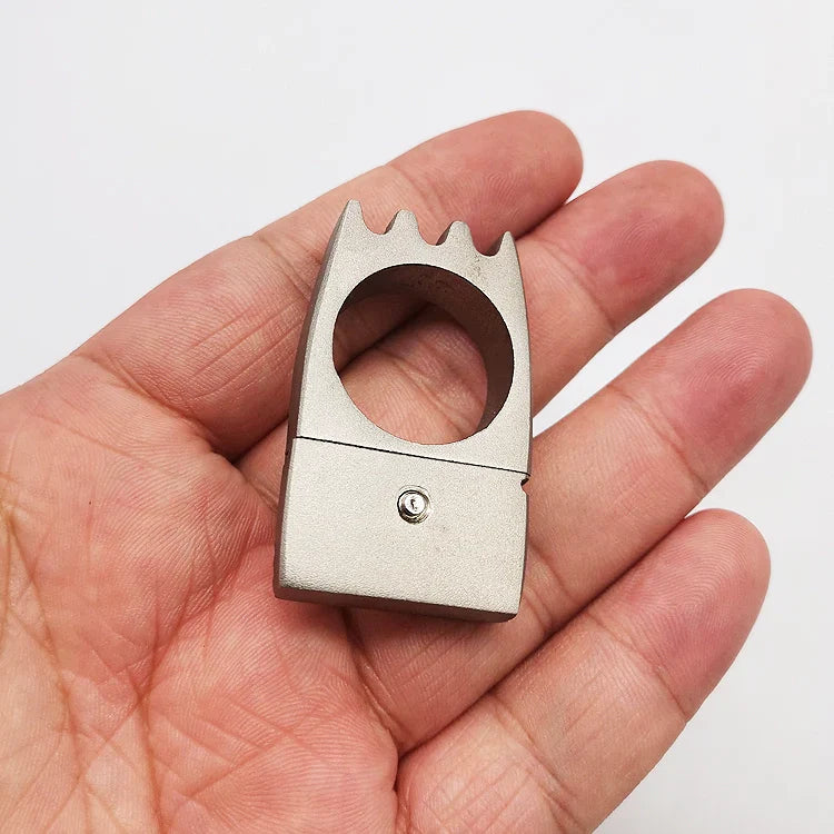 Steel Finger Ring Self-defense Knuckle Duster