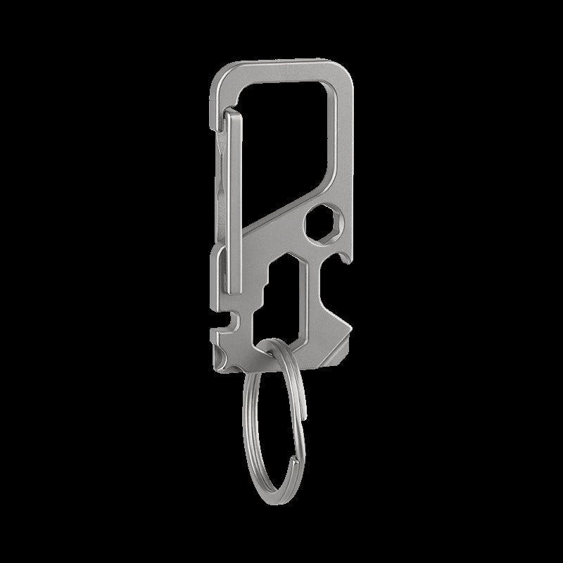 Titanium Key Ring Multi-Tool Carabiner Outdoor Gear