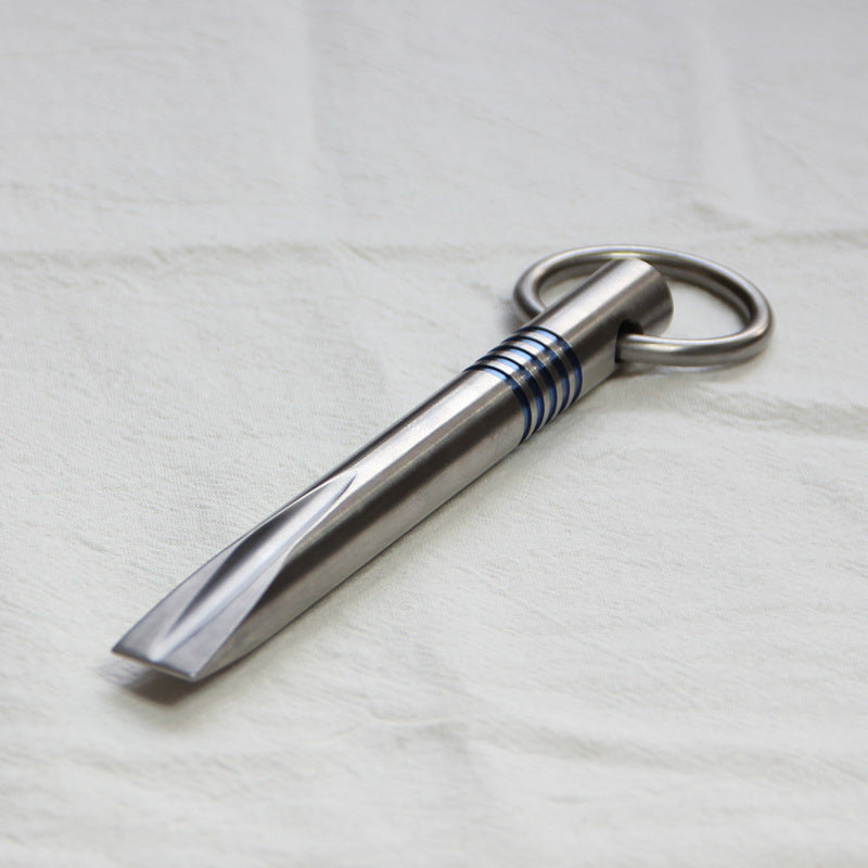 TC4 Titanium X-G Spike Pry Bar EDC Survival Tool
