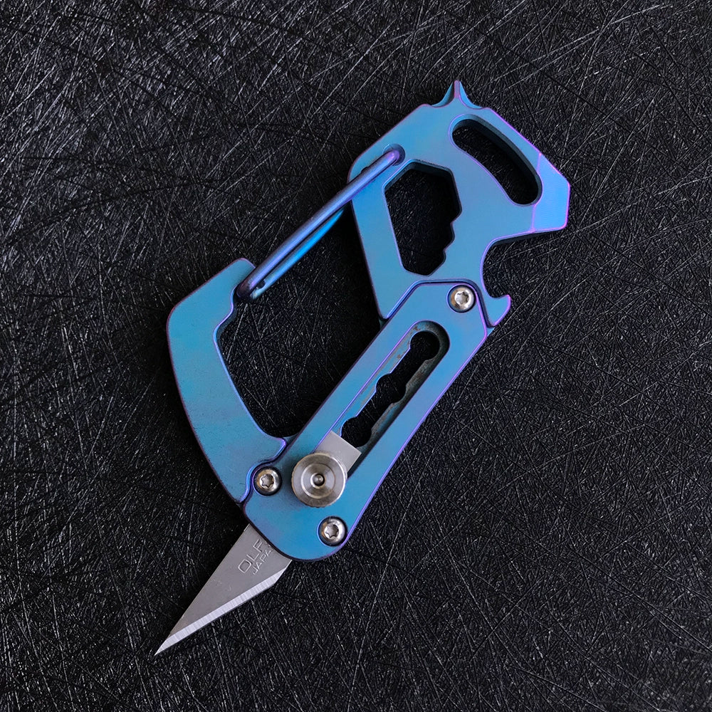 Titanium Key Multi-Tool Fob Knife
