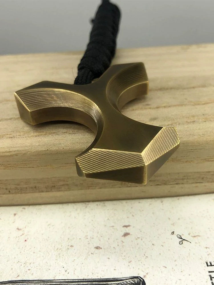 Brass Cross EDC Self-defense Tool
