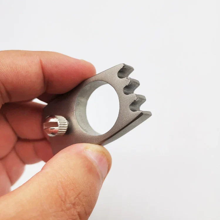 Steel Finger Ring Self-defense Knuckle Duster