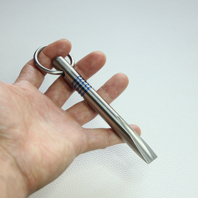 TC4 Titanium X-G Spike Pry Bar EDC Survival Tool
