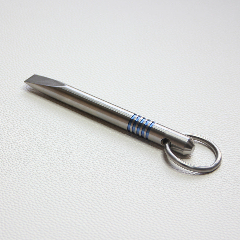 TC4 Titanium X-G Spike Pry Bar EDC Survival Tool