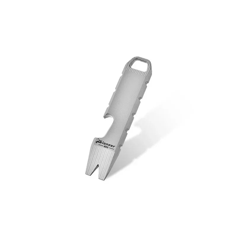 Mini Titanium Alloy Crowbar Opener EDC Hanging Tool