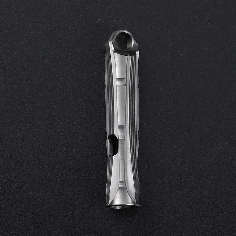 Portable Titanium Survival Whistle High Decibel Outdoor Tag