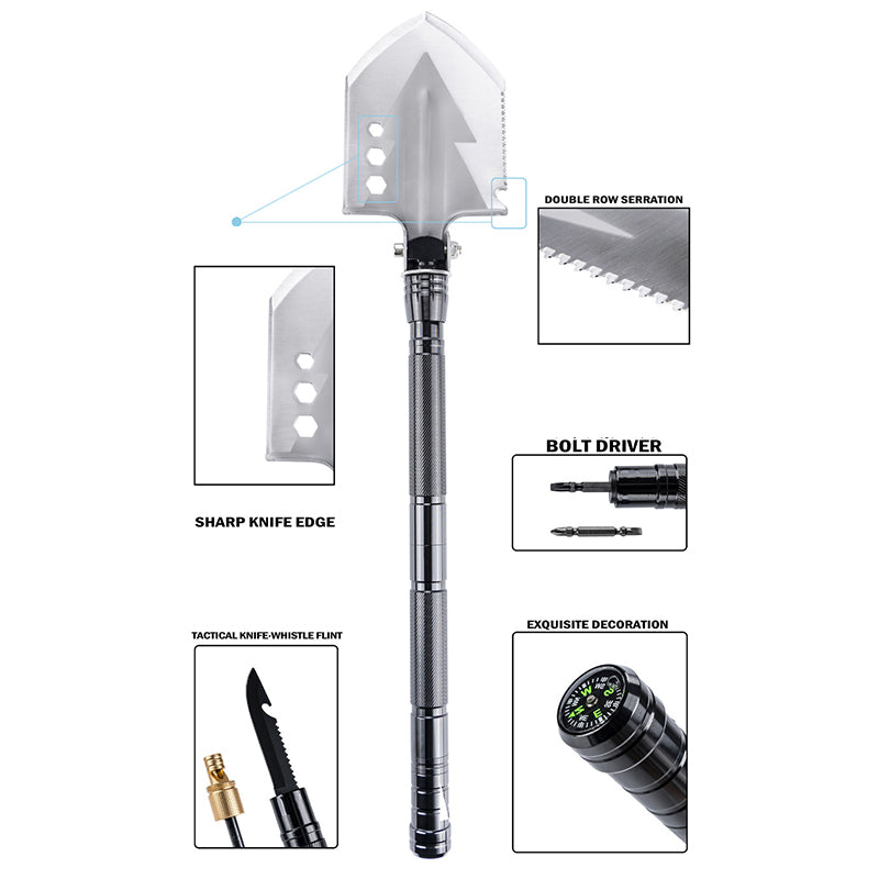 Soldier Shovel Multifunctional Survival Tool for Outdoor Adventures