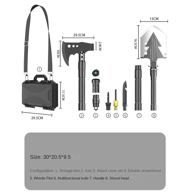 Soldier Shovel Multifunctional Survival Tool for Outdoor Adventures