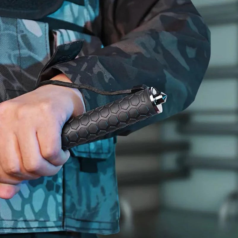 Spring Action Defender Baton for Security and Self-defense