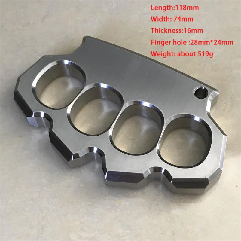 Durable Stainless Steel Knuckle Duster Martial Arts Trainer