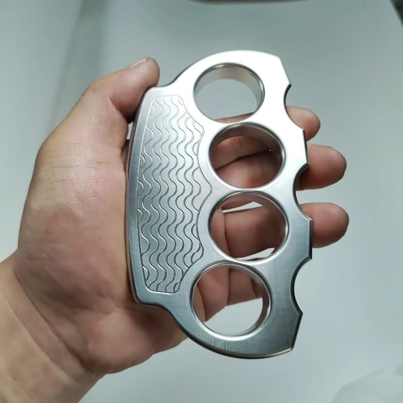 Solid Steel Defender Knuckle Duster for Self-Protection