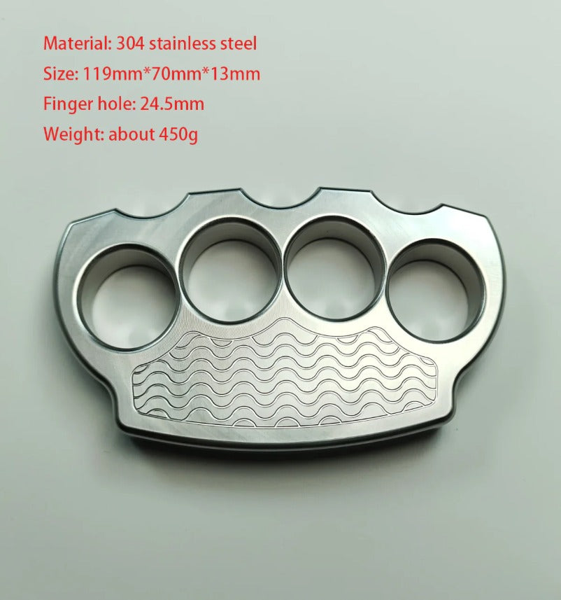 Solid Steel Defender Knuckle Duster for Self-Protection