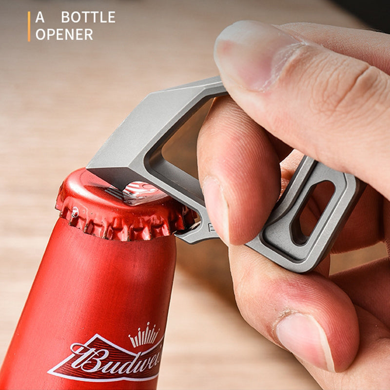 Titanium Guard Knuckle Duster Equipped with Bottle Opener Function