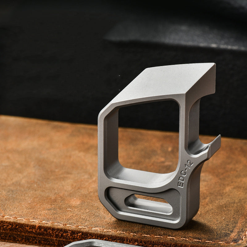 Titanium Guard Knuckle Duster Equipped with Bottle Opener Function