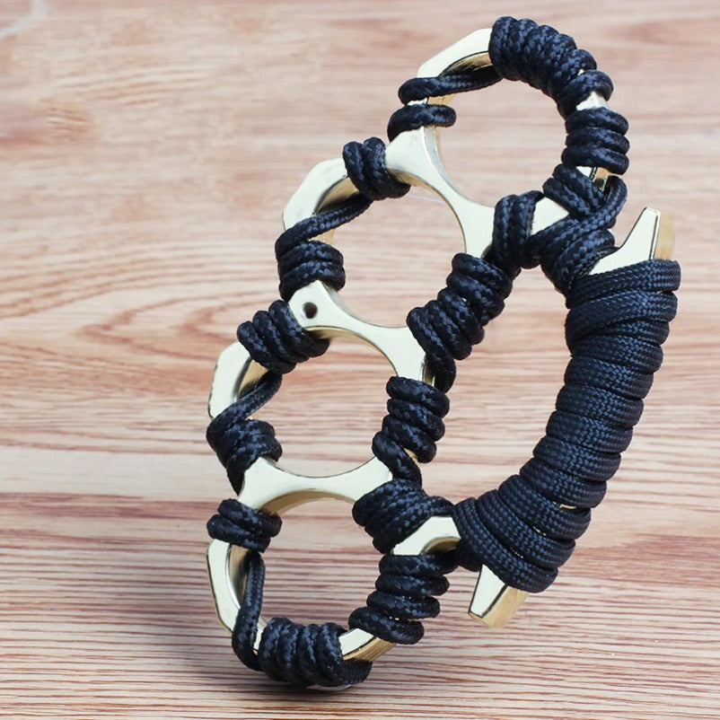 Rope-Wrapped Knuckle Duster Four-Finger Protector
