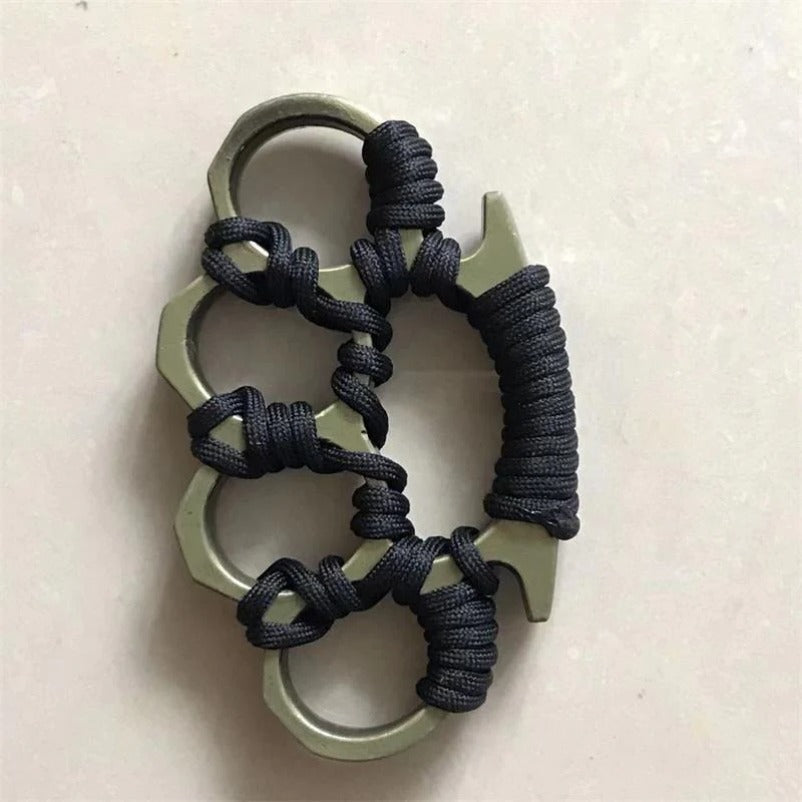 Rope-Wrapped Knuckle Duster Four-Finger Protector