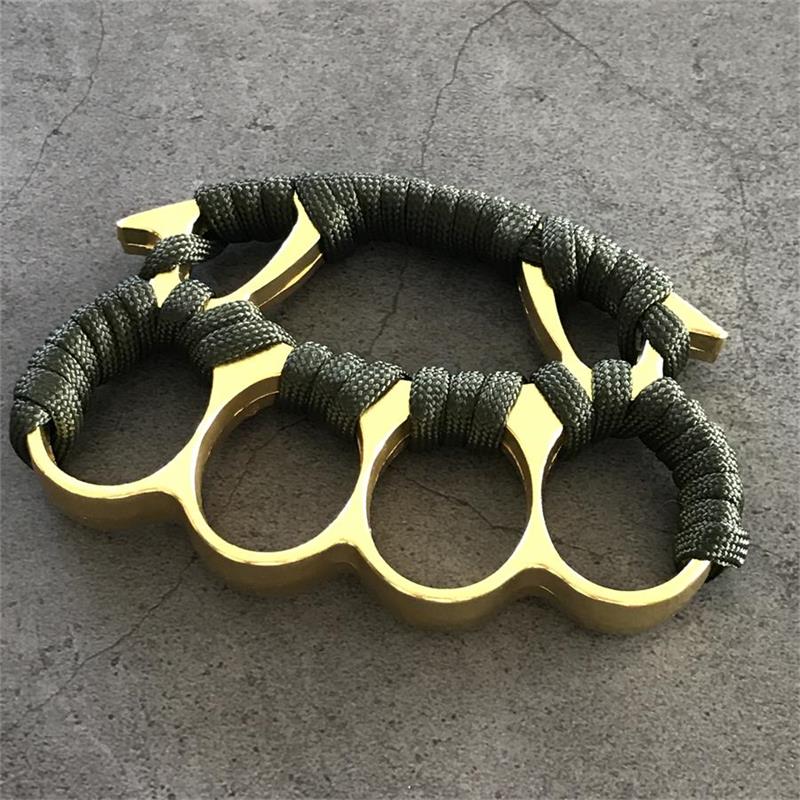 Brass Knuckles Duster for EDC Use with Window Breaking Capability