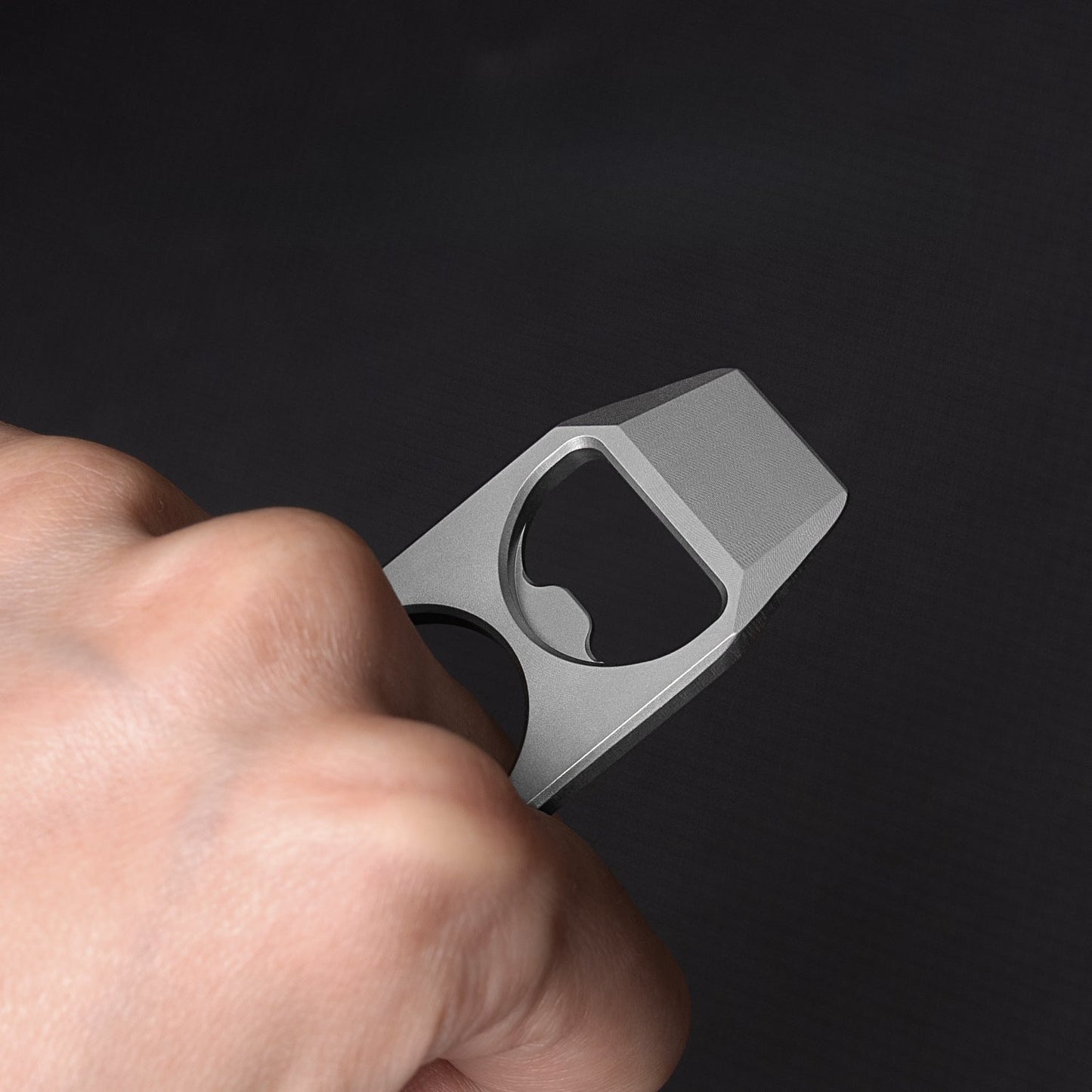 Titanium Mini Multi-Tool Keychain with Pry Bar and Bottle Opener