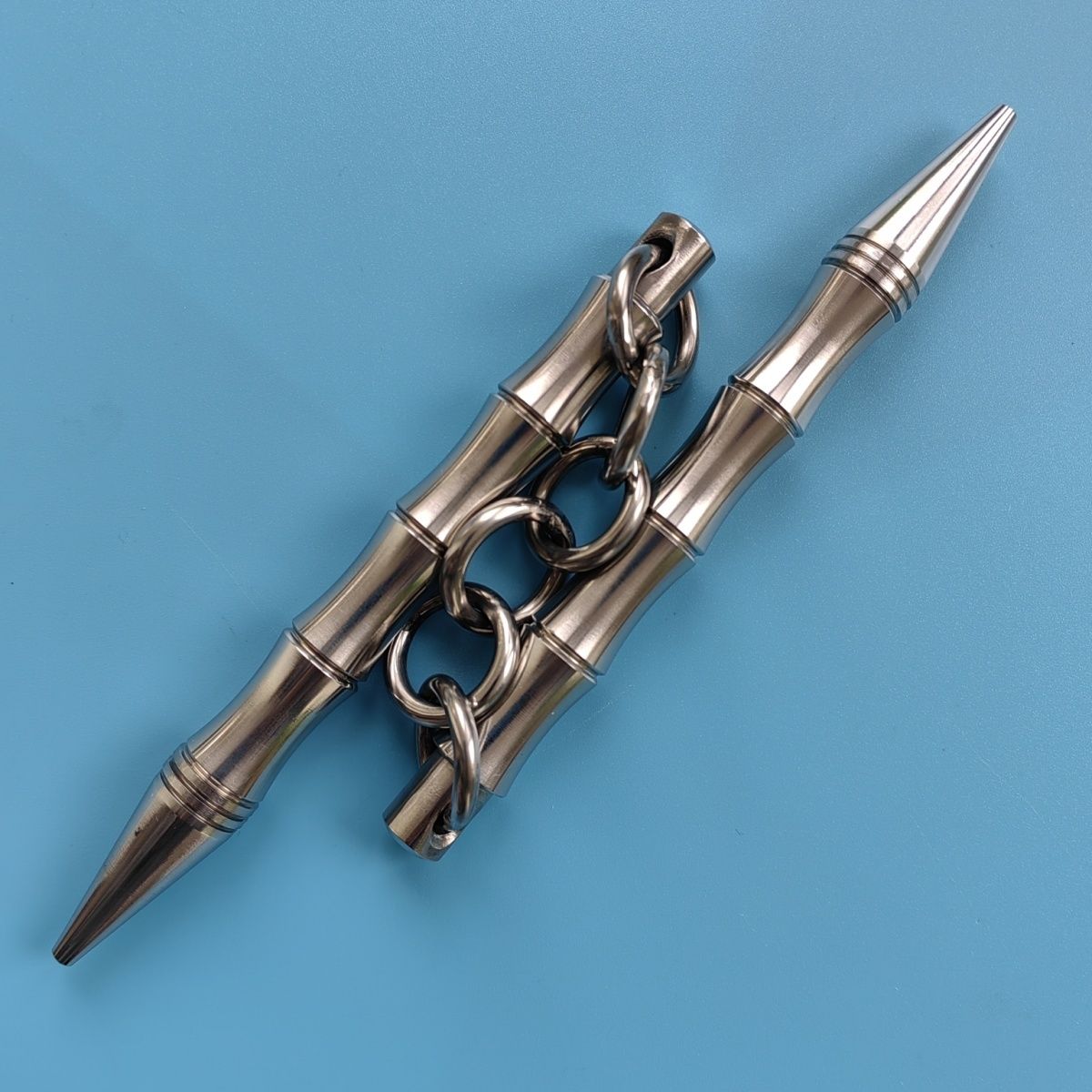 Hardened Steel Nunchaku On-the-Go Self-defense