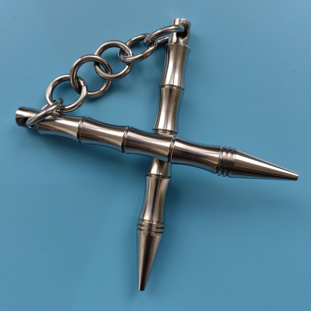 Hardened Steel Nunchaku On-the-Go Self-defense
