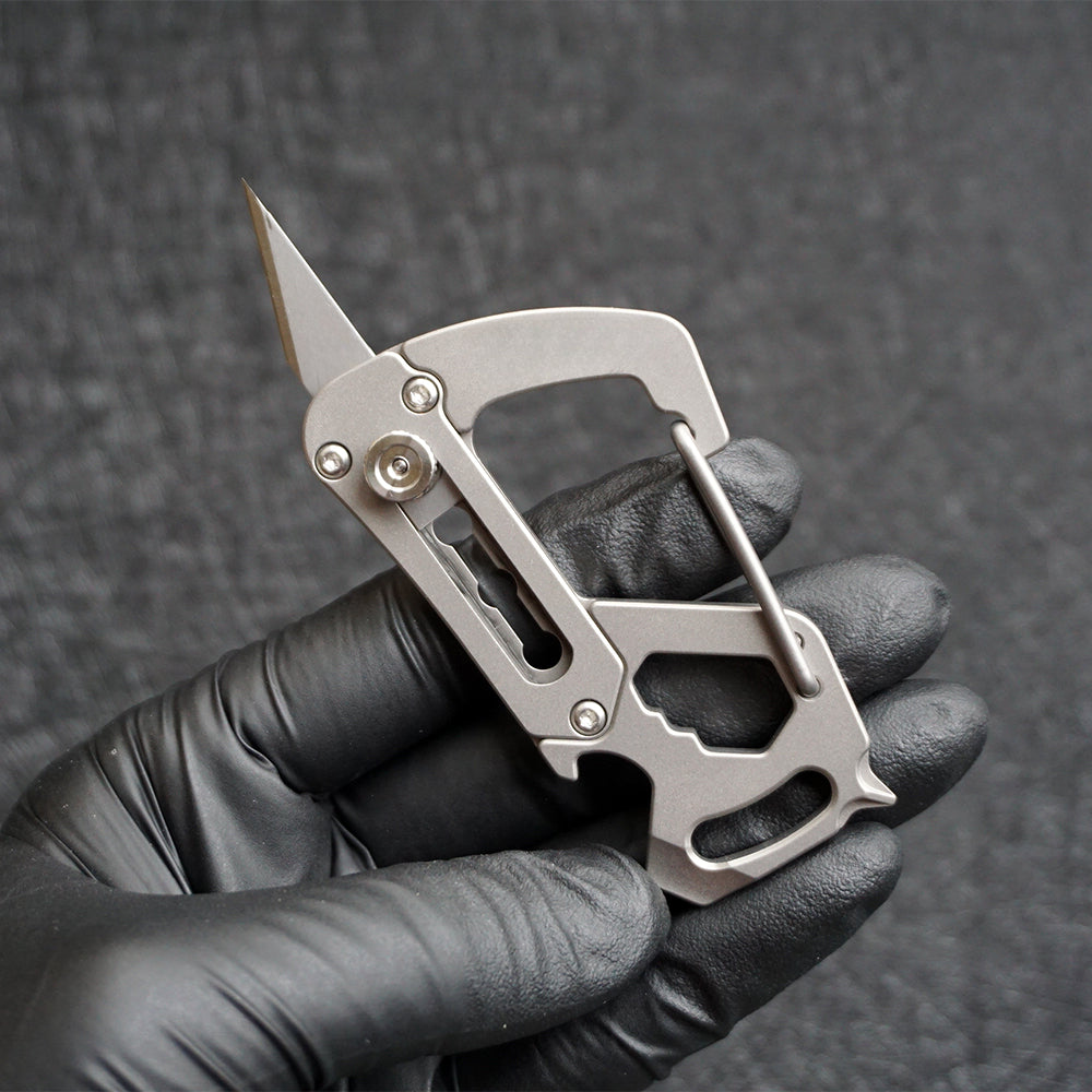 Titanium Key Multi-Tool Fob Knife