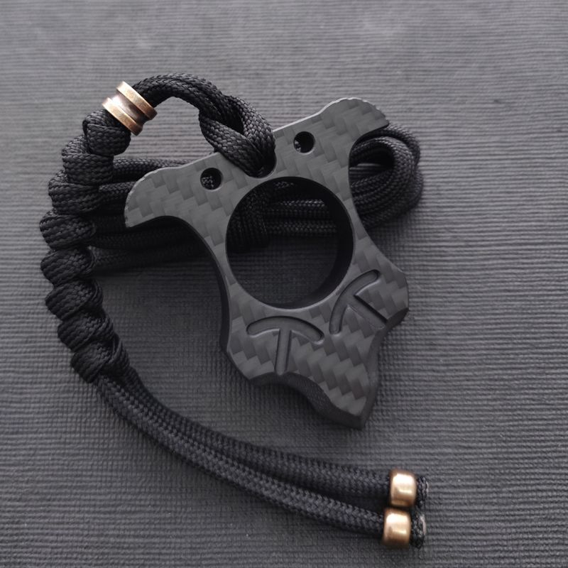Single-Finger Carbon Fiber Knuckle Duster Protector