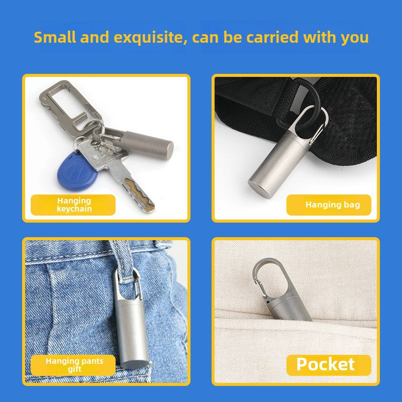 TinyMed Keychain Pill Case