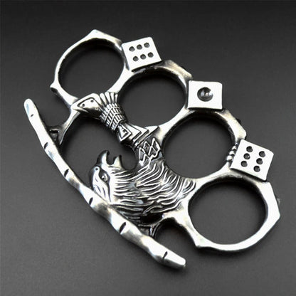 Eagle Guard Metal Knuckle Duster for Breaking Glass in Emergencies