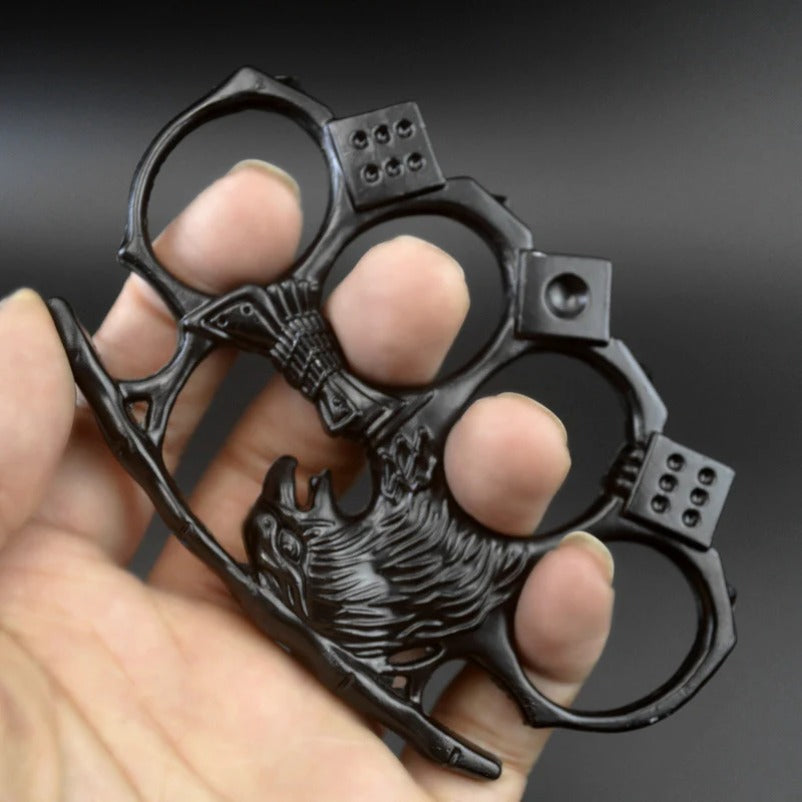 Eagle Guard Metal Knuckle Duster for Breaking Glass in Emergencies